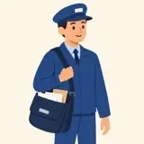 读者松鼠邮差的头像插画
