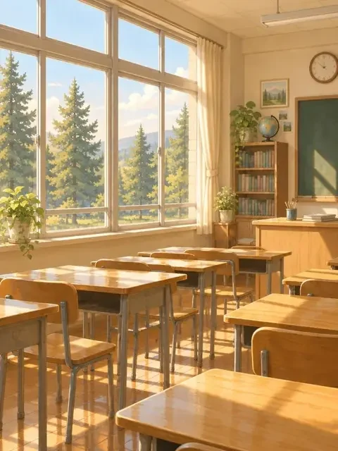 松风教室封面，青春恋爱连载作品