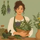 读者药香草堂的头像插画