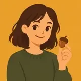读者一颗橡果的头像插画