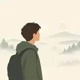 读者六点的山雾的头像插画