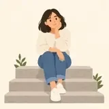 读者石阶听风的头像插画
